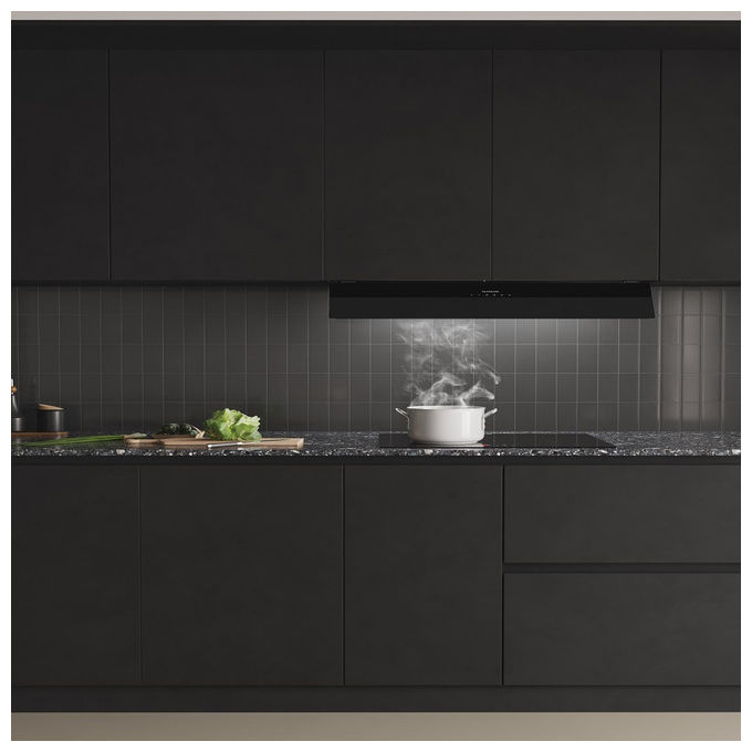 Silverline 3129.6.733.36 Inside Core Pro Cappa da Incasso 60 cm 648 m³-h Classe A 64 dB Touch Control colore Nero