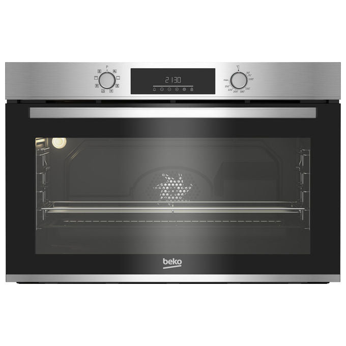 Beko BBWM12300X Forno da incasso Elettrico Termoventilato 111 L Classe A 8 Funzioni Pulizia Vapore SoftClose (59.5x89.4x56.7 cm) colore Inox