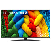 LG 50NANO81A6A NanoCell AI Smart TV 50'' 4K Ultra HD WebOS 25 α7 Gen8 HDR10 Game Optimizer colore Nero