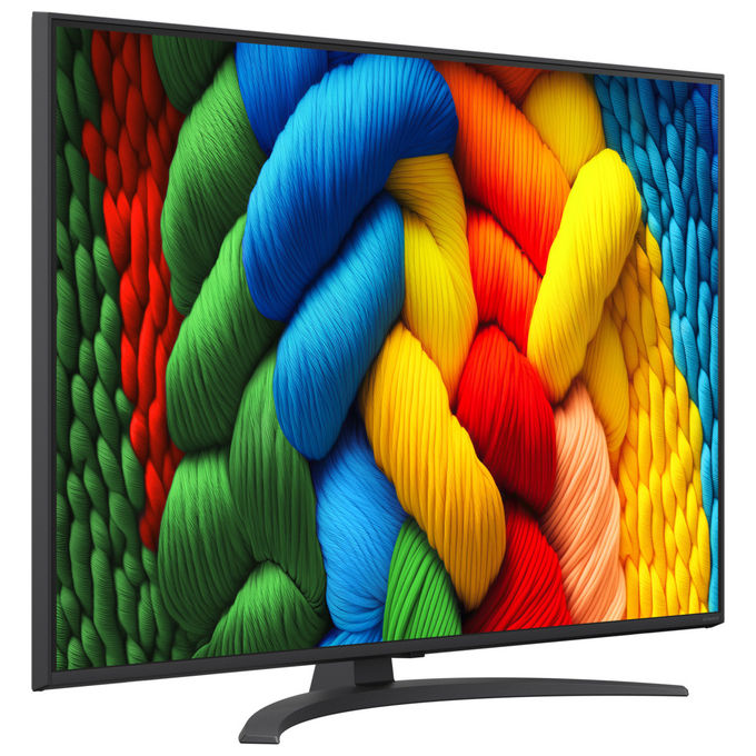 LG 50NANO81A6A NanoCell AI Smart TV 50'' 4K Ultra HD WebOS 25 α7 Gen8 HDR10 Game Optimizer colore Nero