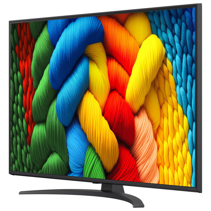 LG 50NANO81A6A NanoCell AI Smart TV 50'' 4K Ultra HD WebOS 25 α7 Gen8 HDR10 Game Optimizer colore Nero