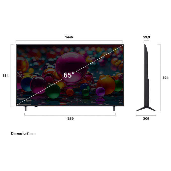LG 65UA75006LA TV LED 65'' 4K UHD HDR10 Smart TV