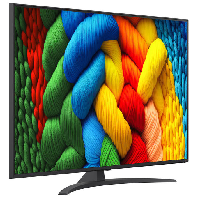 LG 55NANO81A6A NanoCell Smart TV 55'' 4K Ultra HD webOS 25 α7 Gen8 AI DVB-T2 HDMI 2.1 colore Nero