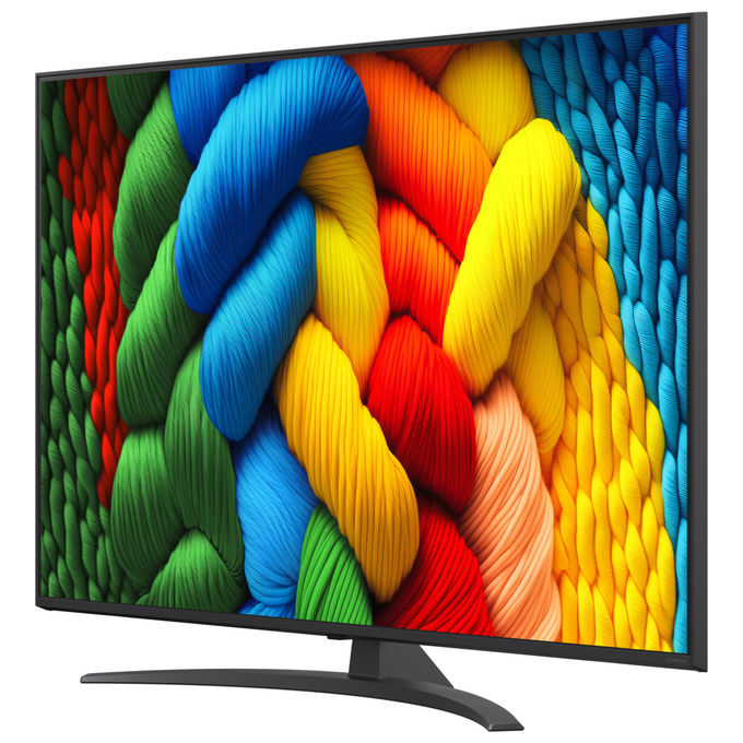 LG 55NANO81A6A NanoCell Smart TV 55'' 4K Ultra HD webOS 25 α7 Gen8 AI DVB-T2 HDMI 2.1 colore Nero