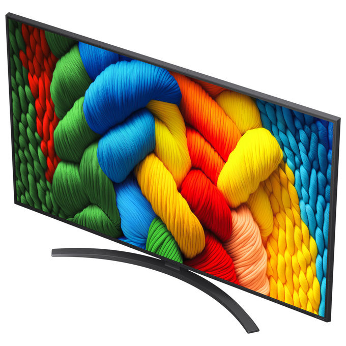 LG 55NANO81A6A NanoCell Smart TV 55'' 4K Ultra HD webOS 25 α7 Gen8 AI DVB-T2 HDMI 2.1 colore Nero