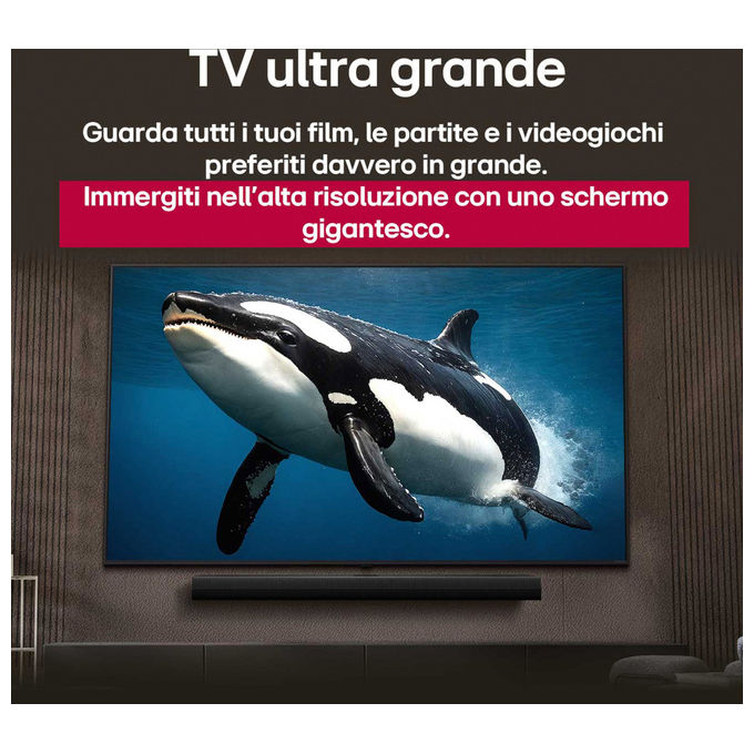 LG 55NANO81A6A NanoCell Smart TV 55'' 4K Ultra HD webOS 25 α7 Gen8 AI DVB-T2 HDMI 2.1 colore Nero