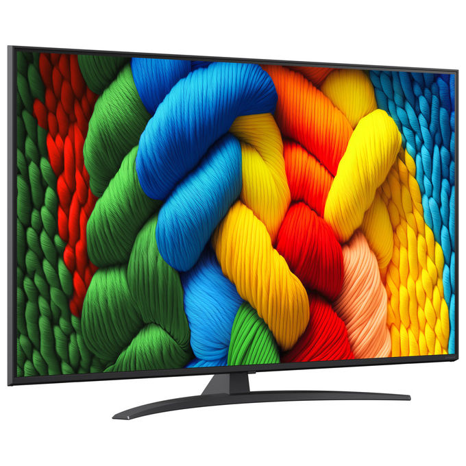 LG 55NANO81A6A NanoCell Smart TV 55'' 4K Ultra HD webOS 25 α7 Gen8 AI DVB-T2 HDMI 2.1 colore Nero