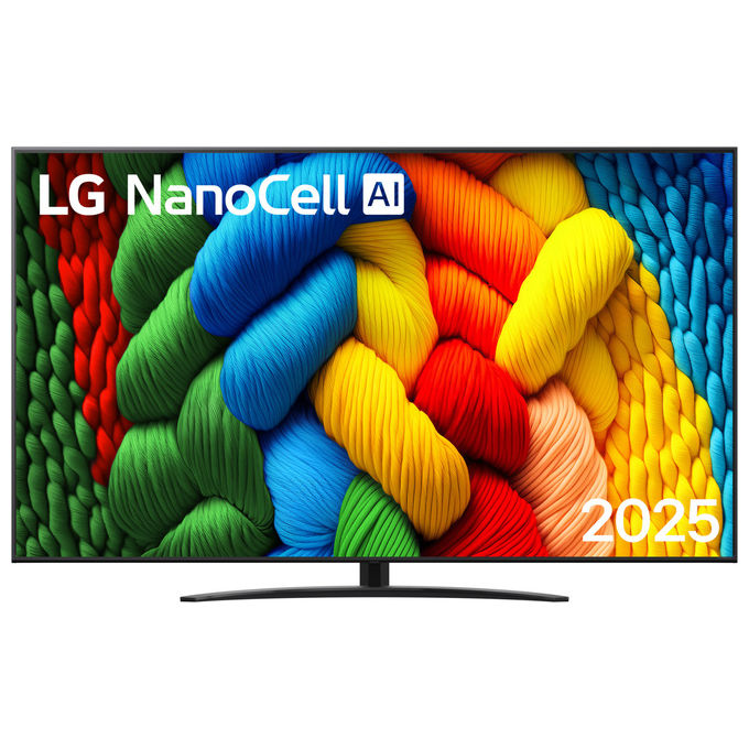 LG 75NANO81A6A Smart TV NanoCell 75'' 4K UHD α7 Gen8 HDR10 Game Optimizer WebOS 25 colore Nero