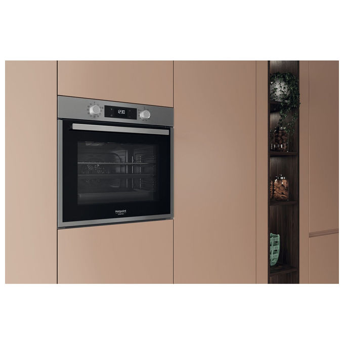 Hotpoint Forno Multifunzione HAO 458H X Inox Idrolitico Classe A+