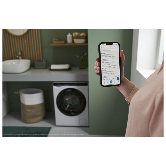 Candy CW50-BP12307U1-S ProWash 700 Mini Lavatrice Frontale 5 Kg 1200 rpm Classe A Inverter Wi-Fi (70x51x49 cm) colore Bianco