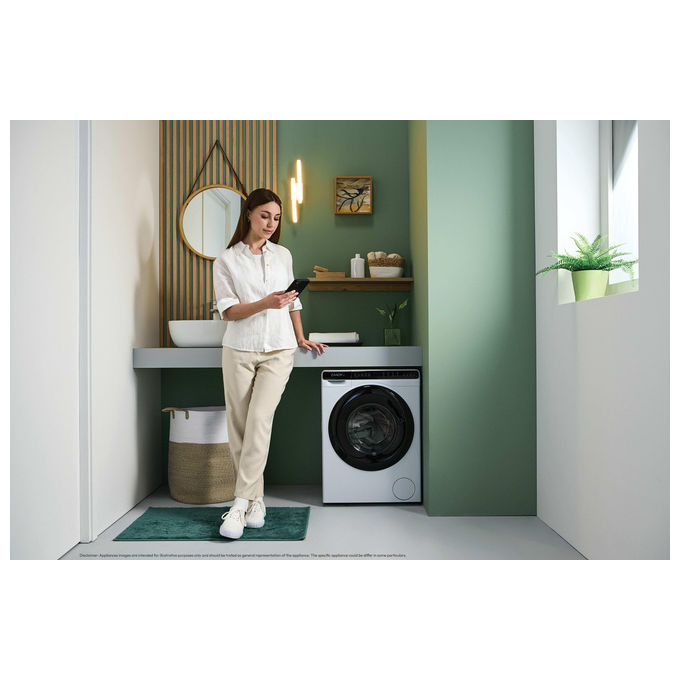 Candy CW50-BP12307U1-S ProWash 700 Mini Lavatrice Frontale 5 Kg 1200 rpm Classe A Inverter Wi-Fi (70x51x49 cm) colore Bianco