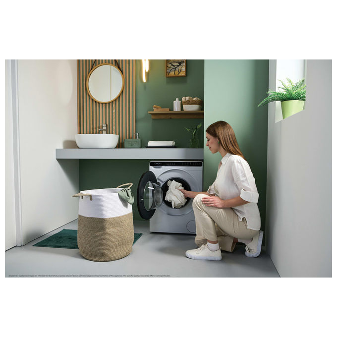 Candy CW50-BP12307U1-S ProWash 700 Mini Lavatrice Frontale 5 Kg 1200 rpm Classe A Inverter Wi-Fi (70x51x49 cm) colore Bianco