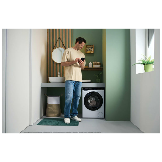 Candy CW50-BP12307U1-S ProWash 700 Mini Lavatrice Frontale 5 Kg 1200 rpm Classe A Inverter Wi-Fi (70x51x49 cm) colore Bianco