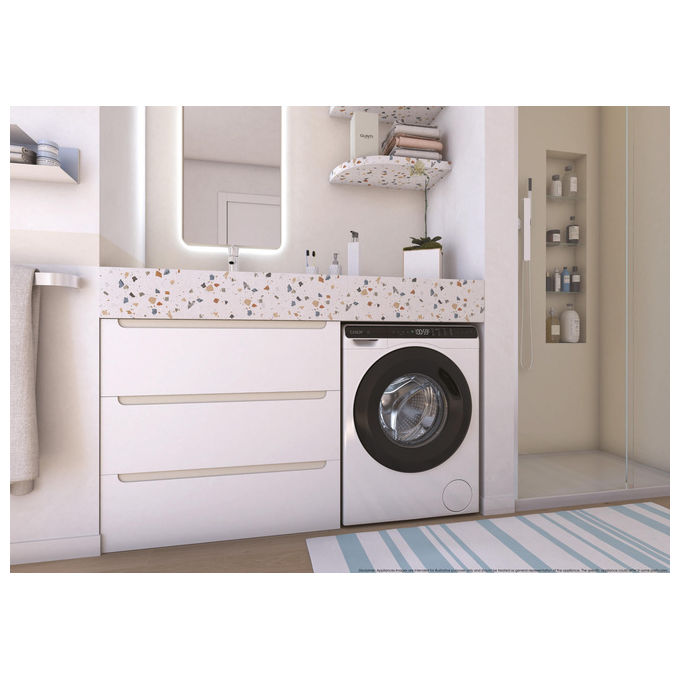Candy CW50-BP12307U1-S ProWash 700 Mini Lavatrice Frontale 5 Kg 1200 rpm Classe A Inverter Wi-Fi (70x51x49 cm) colore Bianco