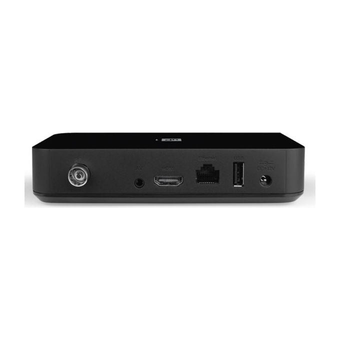 TELE System 21005356 UP1 Decoder Digitale Terrestre Android TV 4K Ultra HD DVB-T2 HEVC HDR10+ AV1 Netflix Google Assistant Chromecast