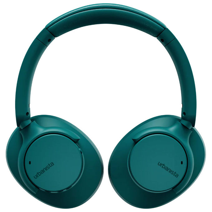 Urbanista 1040246 Valencia Cuffie Over Ear Bluetooth 5.3 ANC 50h Ricarica Rapida USB C colore Verde Teal Green