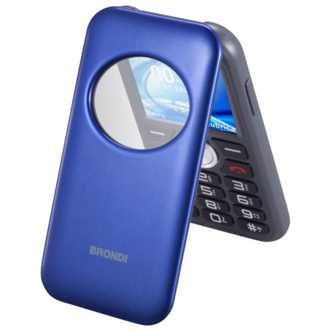 Brondi Window 2 Metal Blu: cellulare dual sim, fotocamera