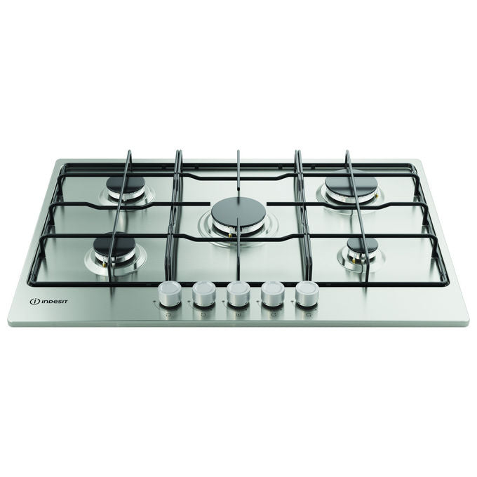Indesit THP 752 IX-I Piano cottura gas inox 75cm 5 fuochi