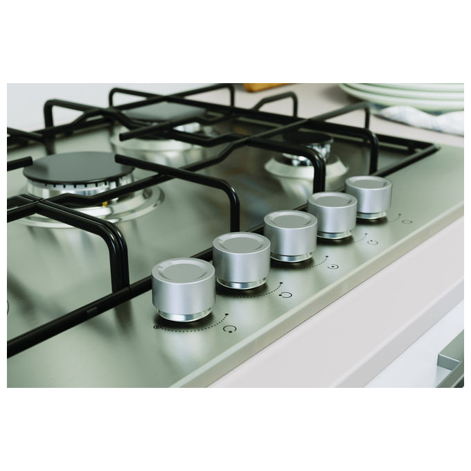 Indesit THP 752 IX-I Piano cottura gas inox 75cm 5 fuochi