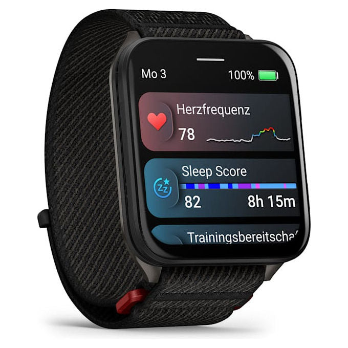 Garmin 010-02980-02 Venu X1 Smartwatch GPS Display AMOLED 2'' Vetro Zaffiro 100 App Sportive Autonomia 8 giorni colore Nero