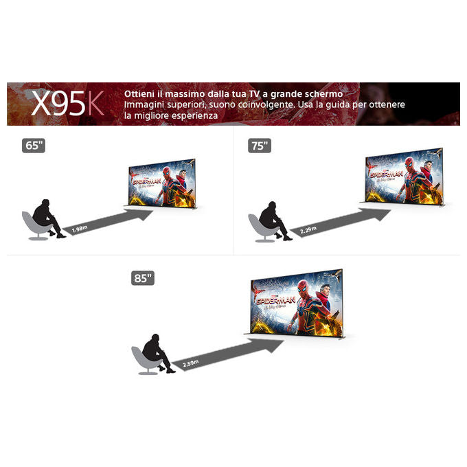 Sony Tv Mini Led 75'' 4K Ultra Hd Google Tv Xr-75X95K