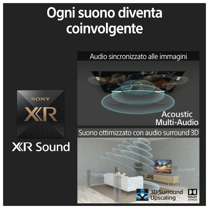 Sony Tv Mini Led 75'' 4K Ultra Hd Google Tv Xr-75X95K