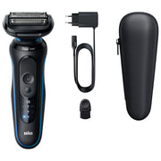 Braun 52-N1200S Series 5 Rasoio elettrico WetandDry 3 testine autonomia 50 min colore Nero