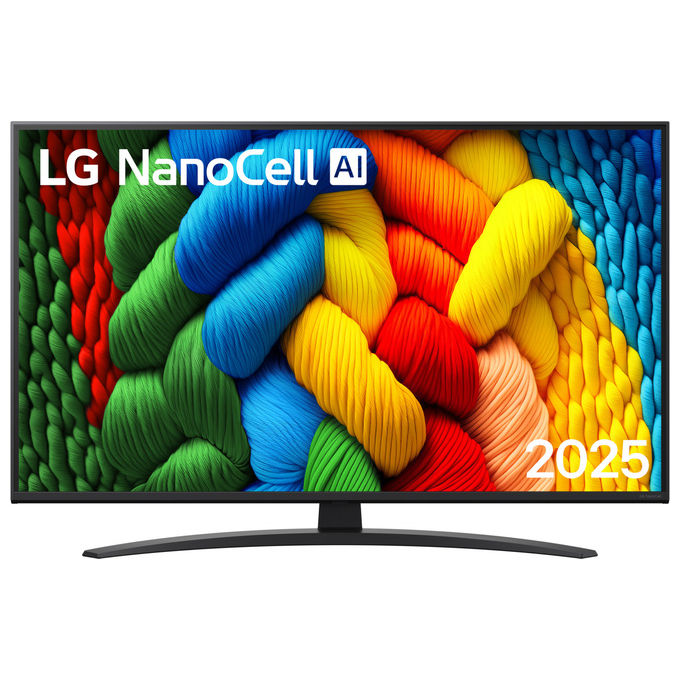 LG 43NANO81A6A NanoCell AI Smart TV 43'' 4K Ultra HD α7 Gen8 WebOS 25 HDR10 Game Optimizer Wi-Fi colore Nero