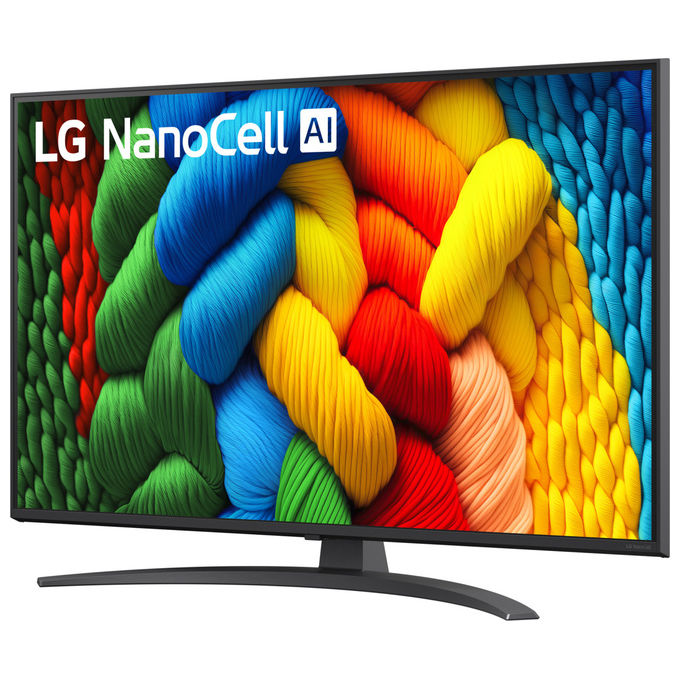 LG 43NANO81A6A NanoCell AI Smart TV 43'' 4K Ultra HD α7 Gen8 WebOS 25 HDR10 Game Optimizer Wi-Fi colore Nero