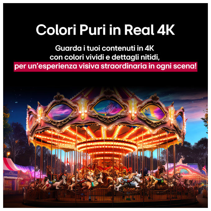 LG 43NANO81A6A NanoCell AI Smart TV 43'' 4K Ultra HD α7 Gen8 WebOS 25 HDR10 Game Optimizer Wi-Fi colore Nero
