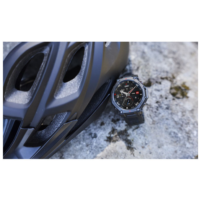 Amazfit W2443EU1N T-Rex 3 Pro Smartwatch AMOLED 1.5'' 48mm GPS Wi-Fi 10 ATM Batteria 27 Giorni colore Nero