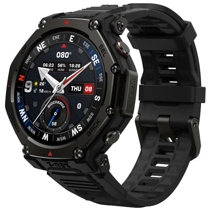 Amazfit W2443EU1N T-Rex 3 Pro Smartwatch AMOLED 1.5'' 48mm GPS Wi-Fi 10 ATM Batteria 27 Giorni colore Nero