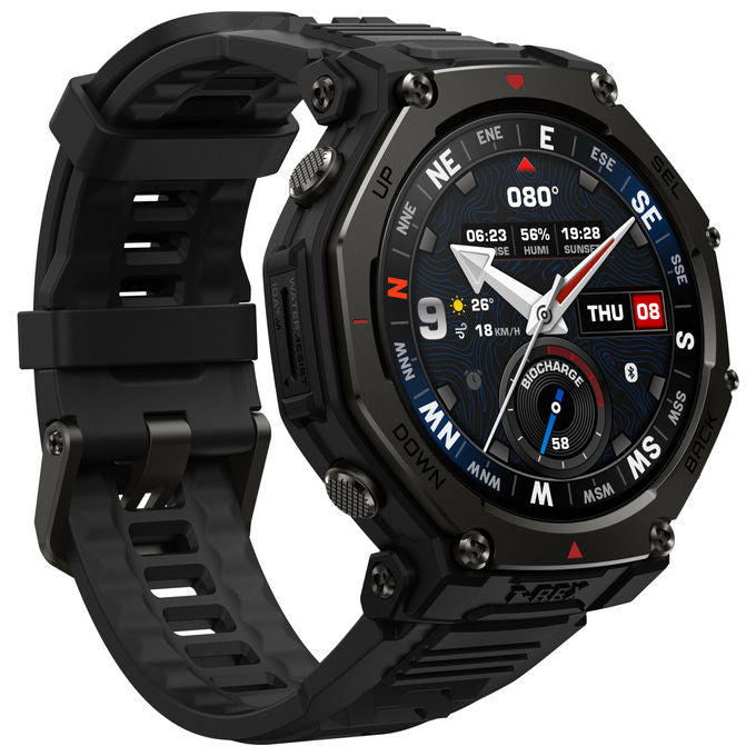 Amazfit W2443EU1N T-Rex 3 Pro Smartwatch AMOLED 1.5'' 48mm GPS Wi-Fi 10 ATM Batteria 27 Giorni colore Nero