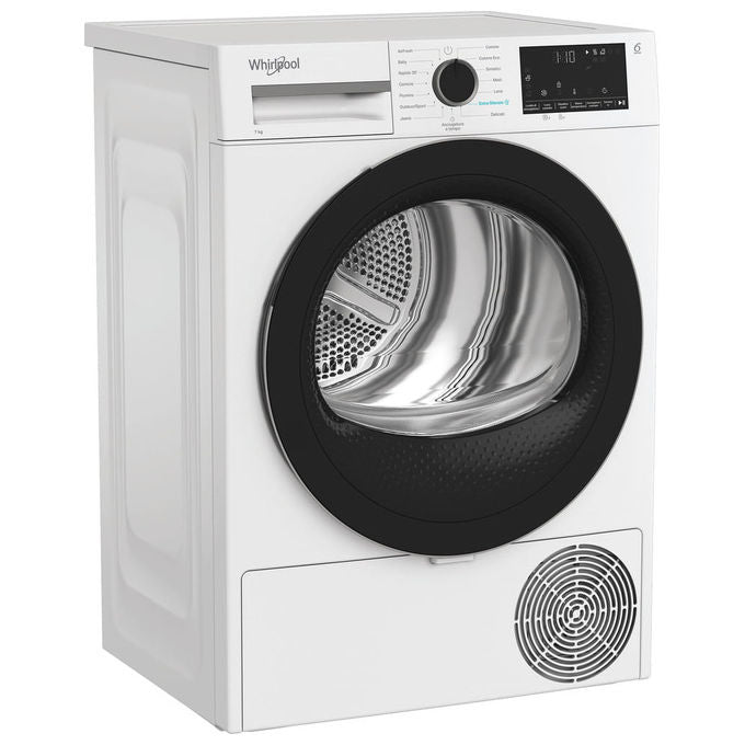 Whirlpool C WD R47M WBS IT Asciugatrice Pompa di Calore 7 Kg Classe C 6TH SENSE Inverter 64 dB (84.6x59.7x54.5 cm) colore Bianco