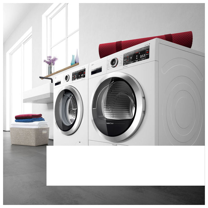 Bosch WQG243D6IT Serie 6 Asciugatrice Pompa di Calore 9 Kg Classe C AutoDry SensitiveDrying 63 dB (84x60x61 cm) colore Bianco