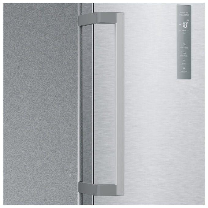 Haier H4F226SEH1 Congelatore Verticale 226 L 153 cm Classe E 37 dB No Frost colore Acciaio Inox