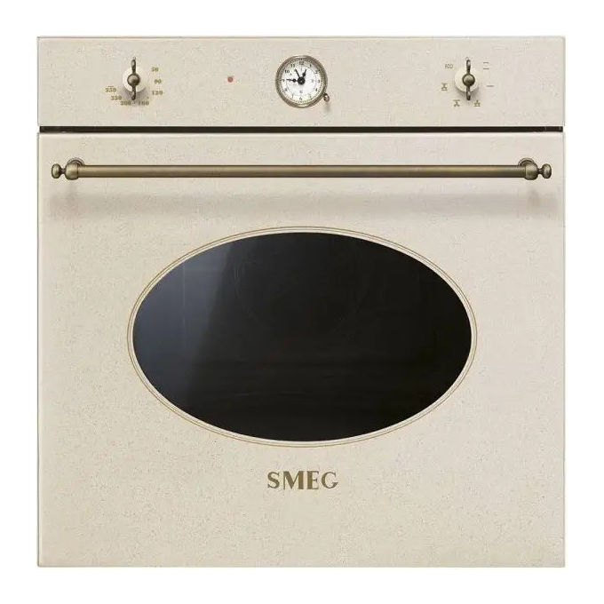 Smeg SF68C1AVO Forno da incasso Elettrico Ventilato 70 L Classe A 6 Funzioni Pulizia EverClean (59x60x55 cm) colore Avena