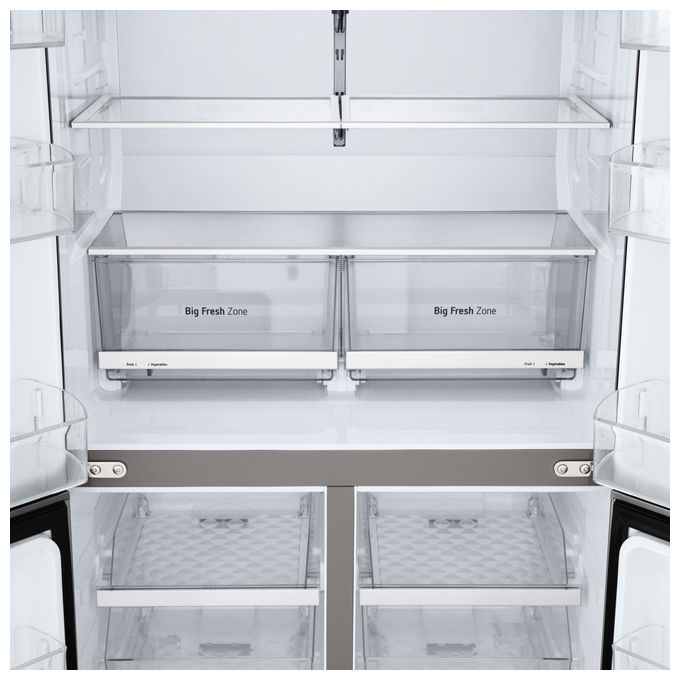 LG GMV960MBDE InstaView Frigorifero Multidoor 666 L 178.7 cm Classe E 40 dB Wi-Fi Total No Frost colore Argento