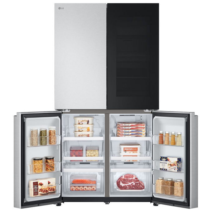 LG GMV960MBDE InstaView Frigorifero Multidoor 666 L 178.7 cm Classe E 40 dB Wi-Fi Total No Frost colore Argento