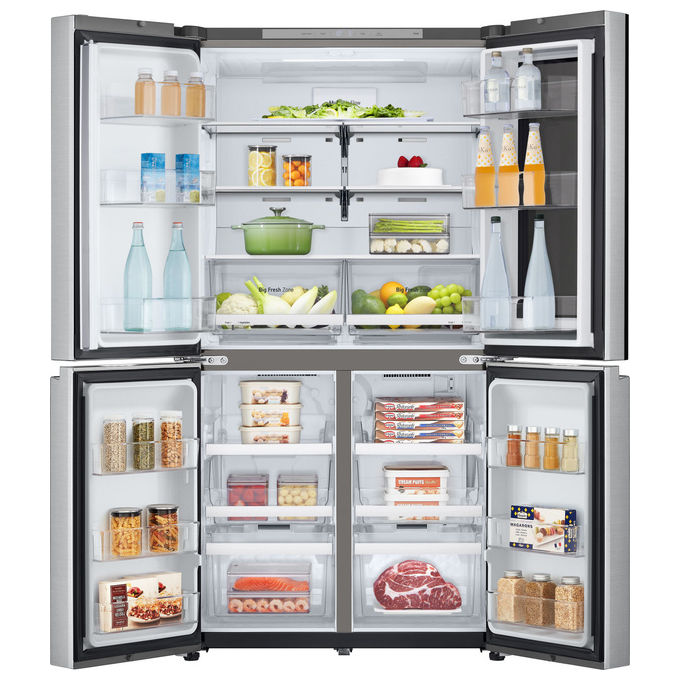LG GMV960MBDE InstaView Frigorifero Multidoor 666 L 178.7 cm Classe E 40 dB Wi-Fi Total No Frost colore Argento