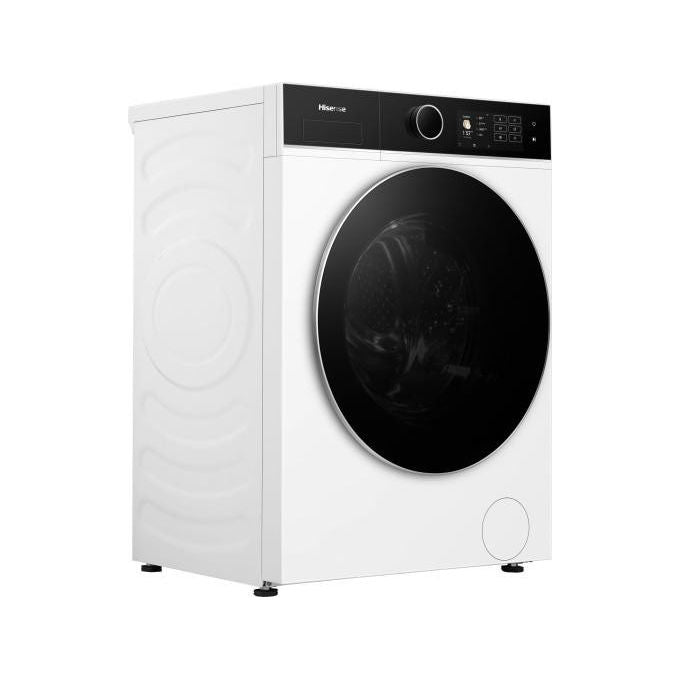Hisense WF5I1045BWQ Lavatrice Frontale 10.5 Kg 1400 rpm Classe A AutoDose Vapore Wi-Fi (84.5x59.5x55 cm) colore Bianco