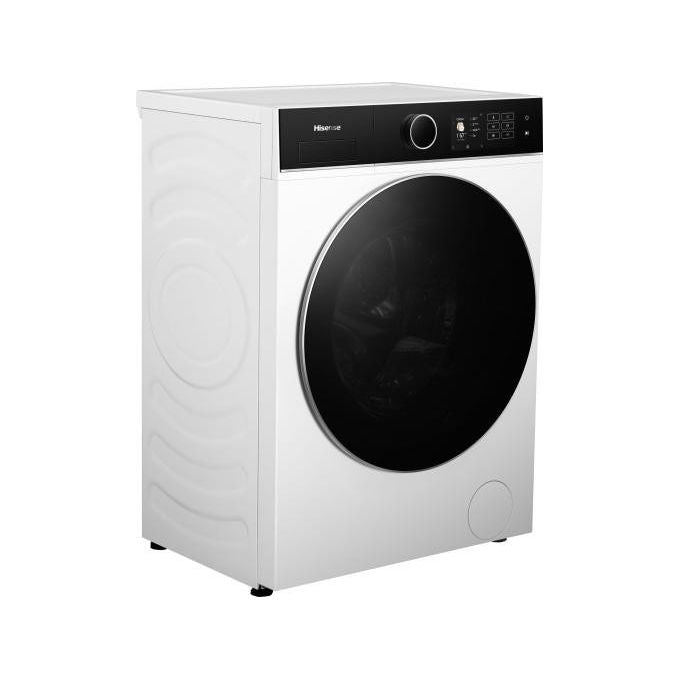 Hisense WF5I1045BWQ Lavatrice Frontale 10.5 Kg 1400 rpm Classe A AutoDose Vapore Wi-Fi (84.5x59.5x55 cm) colore Bianco