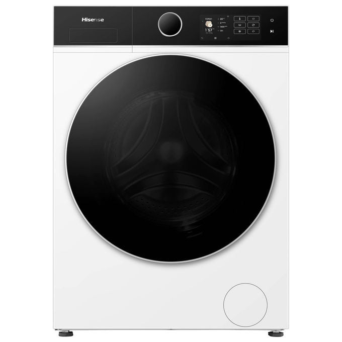 Hisense WF5I1045BWQ Lavatrice Frontale 10.5 Kg 1400 rpm Classe A AutoDose Vapore Wi-Fi (84.5x59.5x55 cm) colore Bianco