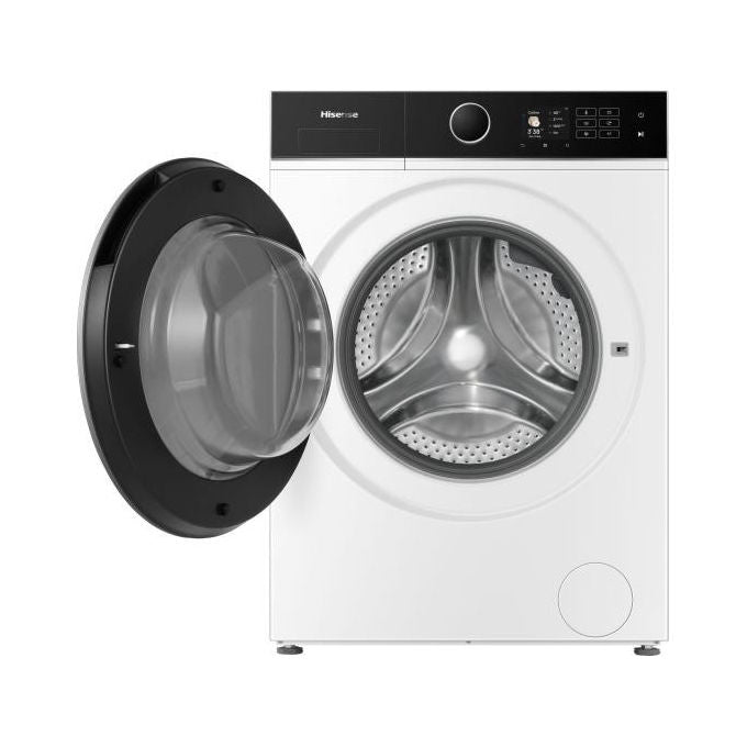Hisense WF5I1045BWQ Lavatrice Frontale 10.5 Kg 1400 rpm Classe A AutoDose Vapore Wi-Fi (84.5x59.5x55 cm) colore Bianco