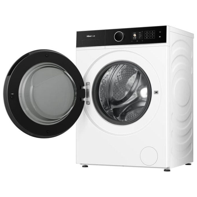 Hisense WF5I1045BWQ Lavatrice Frontale 10.5 Kg 1400 rpm Classe A AutoDose Vapore Wi-Fi (84.5x59.5x55 cm) colore Bianco