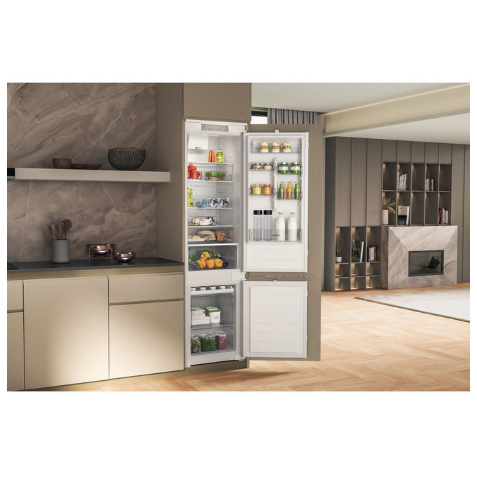 Whirlpool WHC20D023B1 SF Frigorifero Combinato da Incasso 300 L 193,5 cm Classe E 34 dB 6° Senso StopFrost colore Bianco