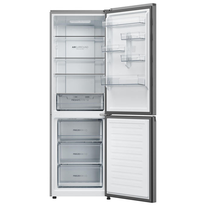 Haier HDPR1618CNPK Frigorifero Combinato 352 L 185 cm Classe C 35 dB Total No Frost Multi-Airflow colore Acciaio Inox