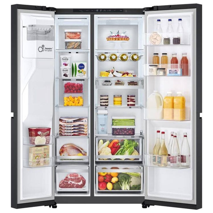 LG GSLE91EVAC Frigorifero Americano Libera Installazione 628 L 179 cm Classe C 34 dB No Frost WiFi Dispenser colore Nero