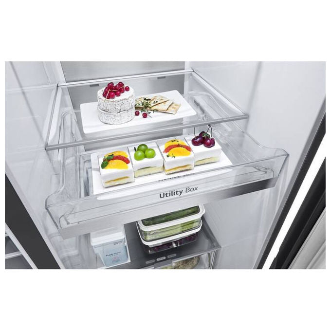 LG GSLE91EVAC Frigorifero Americano Libera Installazione 628 L 179 cm Classe C 34 dB No Frost WiFi Dispenser colore Nero