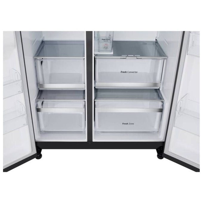 LG GSLE91EVAC Frigorifero Americano Libera Installazione 628 L 179 cm Classe C 34 dB No Frost WiFi Dispenser colore Nero